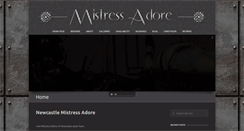 Desktop Screenshot of mistressadore.co.uk